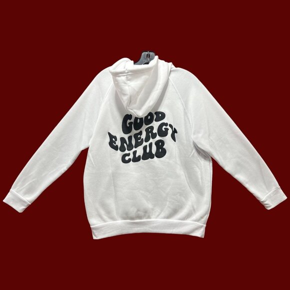 Rue 21 - Men's Long Sleeve Hooded Sweatshirt - White - Medium - Picture 2 of 14